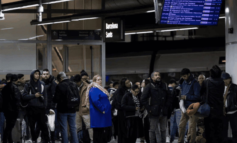 Catalonia paralyzed as thousands trapped by sudden transport collapse