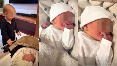 Каролина Монже и Алекс Лопера показали новорожденную дочь спустя год после рождения сына