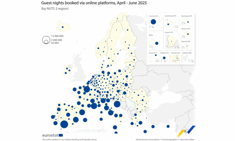 Andalusia tops Europe for online holiday apartment bookings in summer 2025