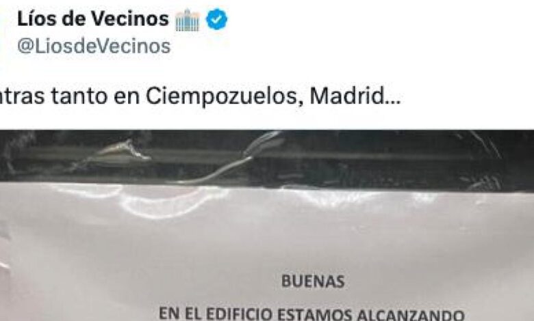 Scandal Erupts in Madrid Over Unusual Notice in Apartment Building
