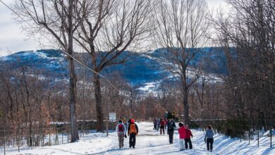 Зимний маршрут к ледяным водопадам в горах Мадрида удивляет даже опытных туристов