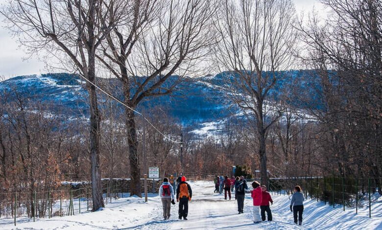 Winter hike to frozen waterfalls in Madrid mountains surprises even experienced hikers