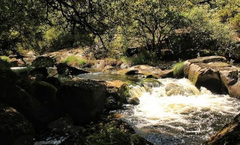 Winter hiking route along the Torrents of Macara in Galicia waterfalls forests and solitude