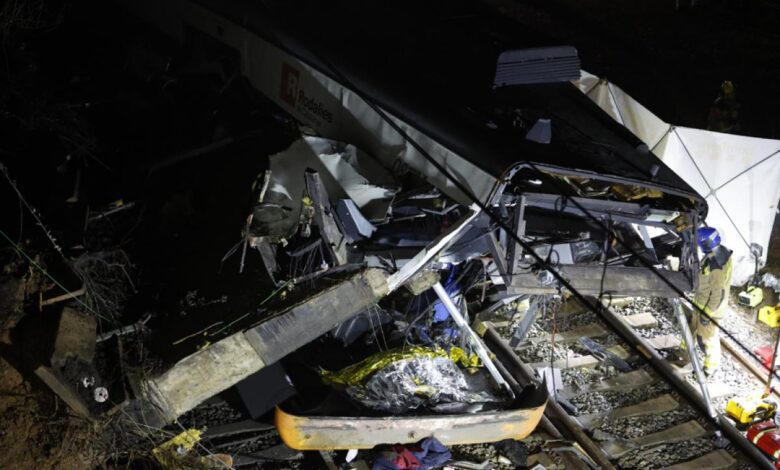 Tragedia en el ferrocarril de Cataluña cinco segundos antes del desastre en Gelida