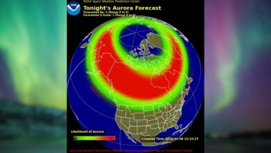 Жители 12 штатов США смогут увидеть северное сияние в ночь на 9 января