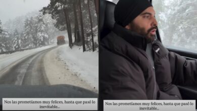 Сусо Альварес едва не попал в аварию на заснеженной трассе под Мадридом