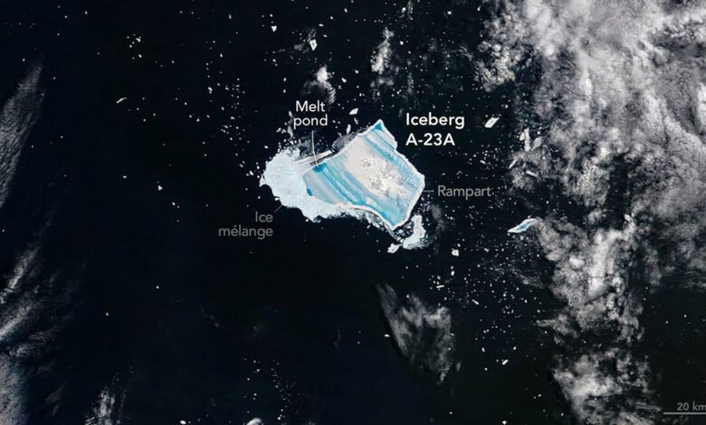 Giant Antarctic iceberg changes color and vanishes before scientists’ eyes