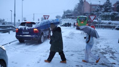 Снег парализует движение в Мадриде: неожиданные последствия циклона Kristin