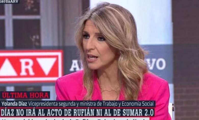 Yolanda Díaz steps into the shadows: why is she missing crucial events?