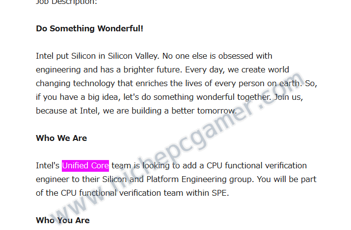Intel shifts strategy abandoning hybrid processors in favor of a single core type