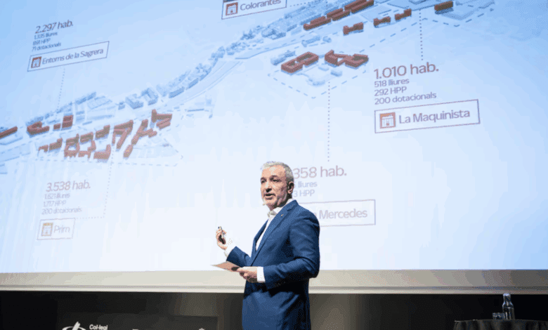 Barcelona reshapes the city map with a new district and park on the Sagrera station site