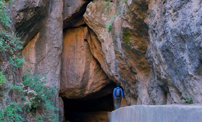Extreme Hiking in Granada’s Gorge: Perilous Bridges and Waterfalls After Heavy Rain