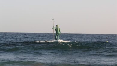 Загадочная статуя на побережье Гран-Канарии исчезает и появляется с приливами RUSSPAIN.COM