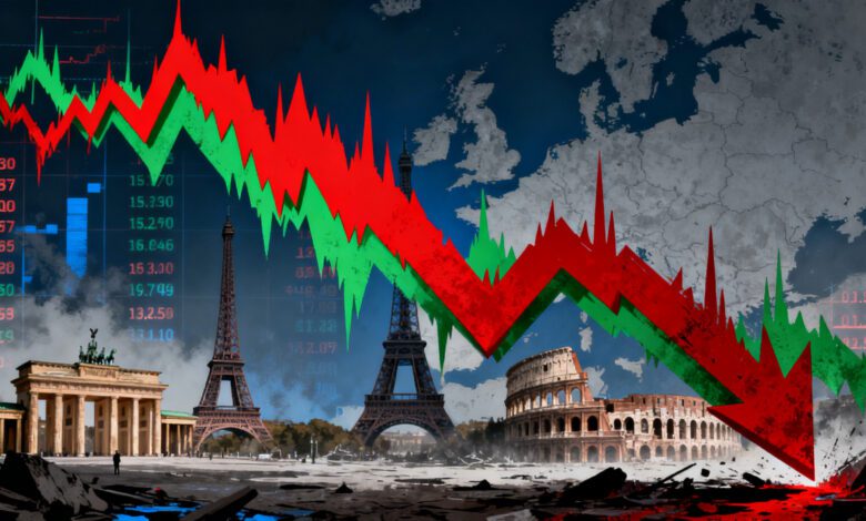 Падение индексов в Европе влияет на рынки: неожиданный спад на фоне нестабильности