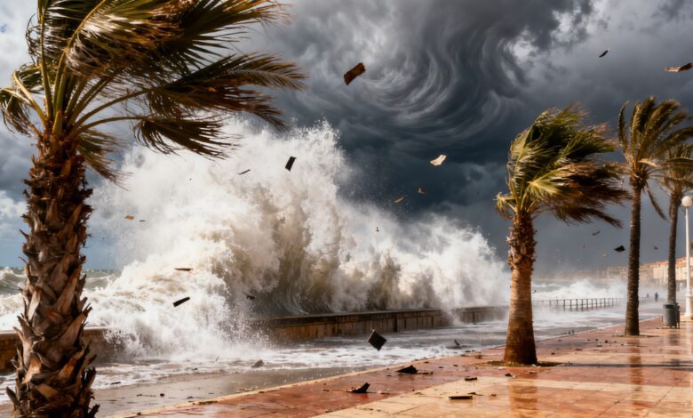 Восемь регионов Испании столкнулись с опасными ветрами и штормами