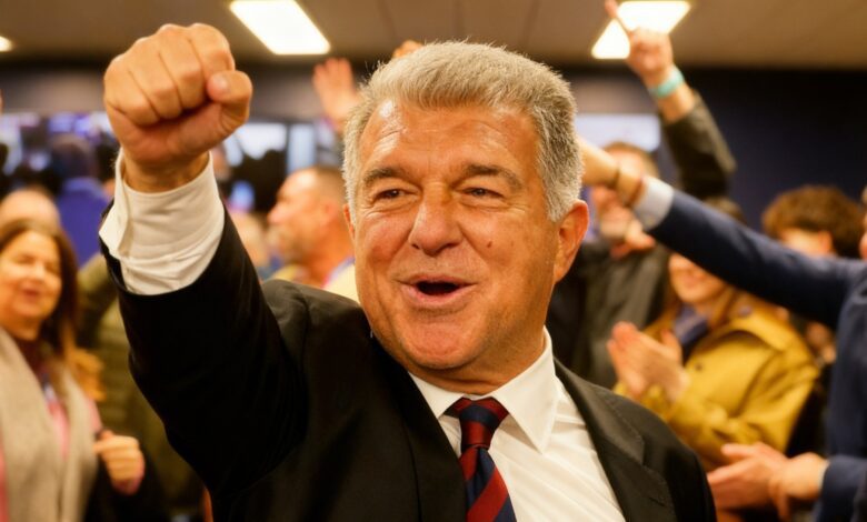 Laporta ganó las elecciones en el Barça con facilidad y ahora al club le espera un giro inesperado