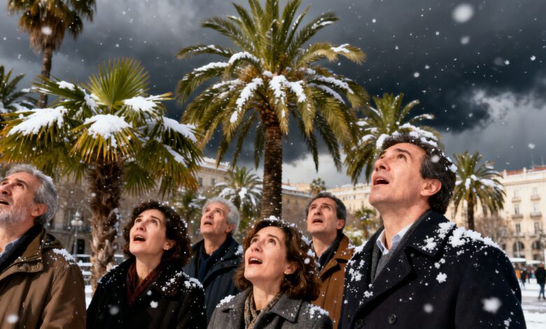 Sharp cold snap and snow Easter in Spain threatened by change