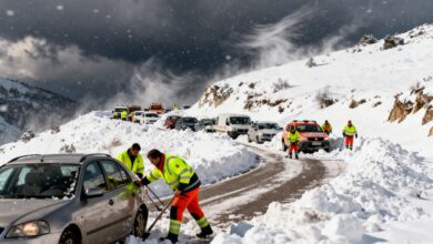 Десять регионов Испании оказались под угрозой из-за новой DANA и снегопадов RUSSPAIN.COM