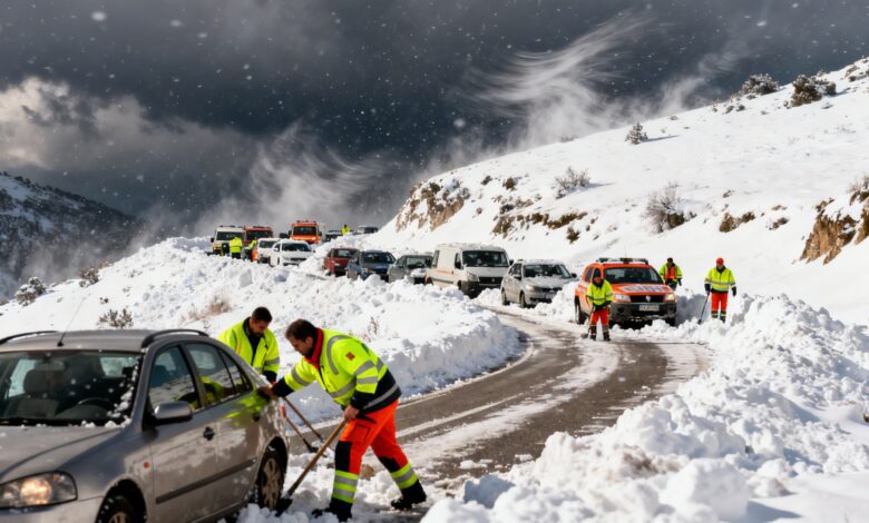 Десять регионов Испании оказались под угрозой из-за новой DANA и снегопадов