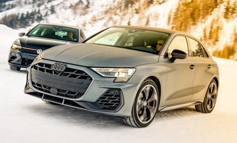 Сравнение Golf R и S3: неожиданный лидер на зимней трассе