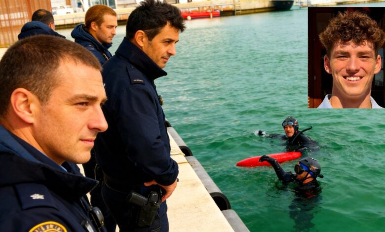 Камеры зафиксировали падение американского студента в море Барселоны ночью