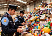 В Испании раскрыта крупнейшая сеть по ввозу поддельных игрушек из Китая