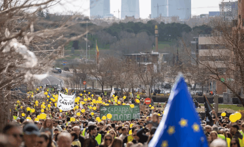 В Мадриде тысячи жителей выступили против нового мусорного комплекса