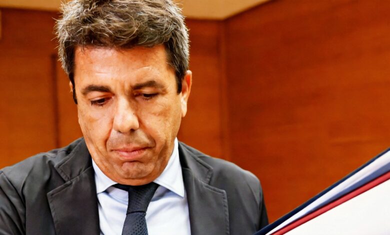 Valencia court finds no grounds for case against Carlos Mazón over disaster management