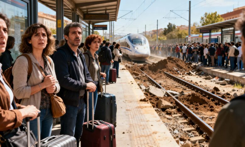 Время в пути до Малаги выросло