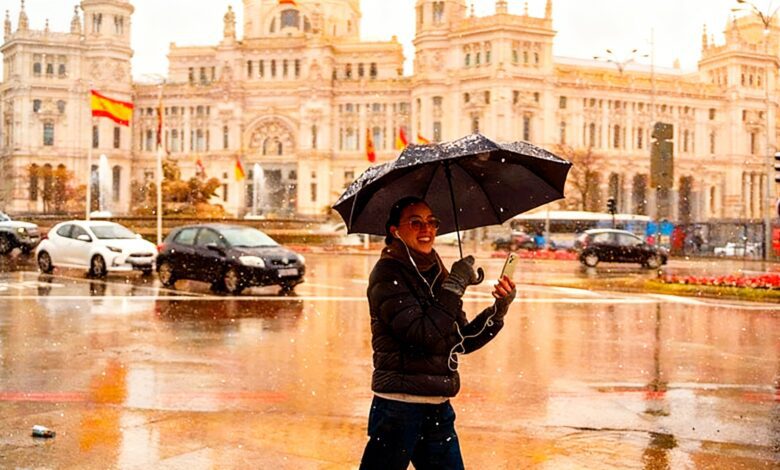 Prevén brusco descenso de temperatura y lluvias intensas en Madrid por Therese