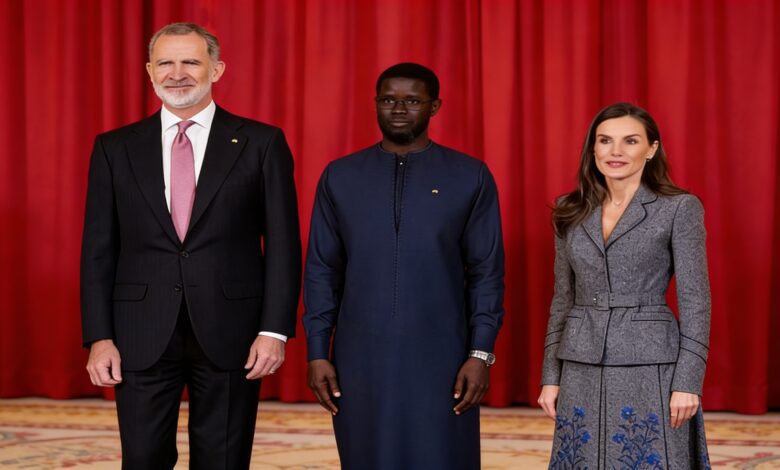 Senegal’s President Attends Reception with Two Wives at Spanish Royal Palace Details of Visit