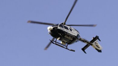 Неожиданный полицейский вертолет потревожил центр Мадрида ранним утром RUSSPAIN.COM