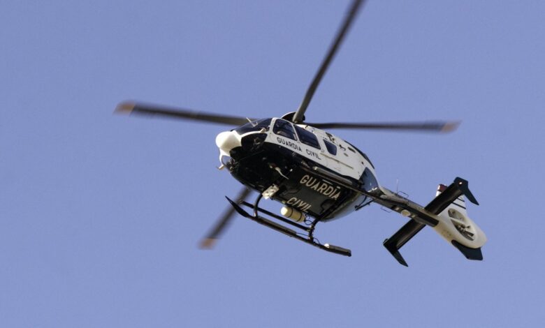 Неожиданный полицейский вертолет потревожил центр Мадрида ранним утром