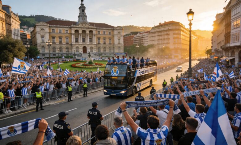 Donostia Implements Major Restrictions for Real Sociedad Victory Celebration