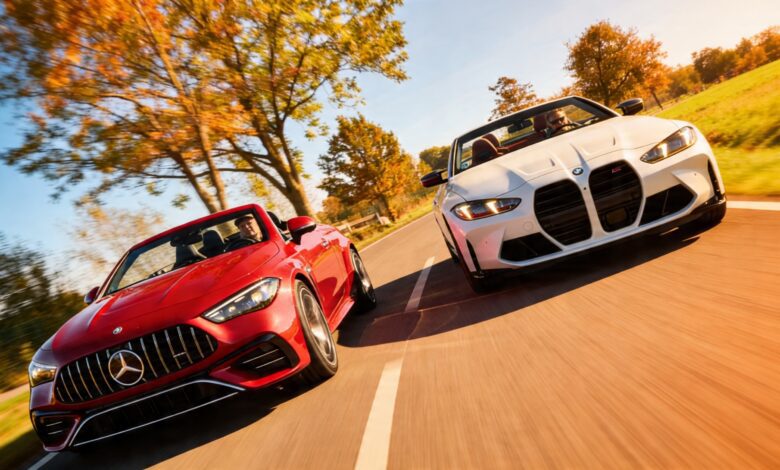 BMW M4 Competition Cabrio and Mercedes-AMG CLE 53 Cabrio: A Top-Down Duel Without Compromises