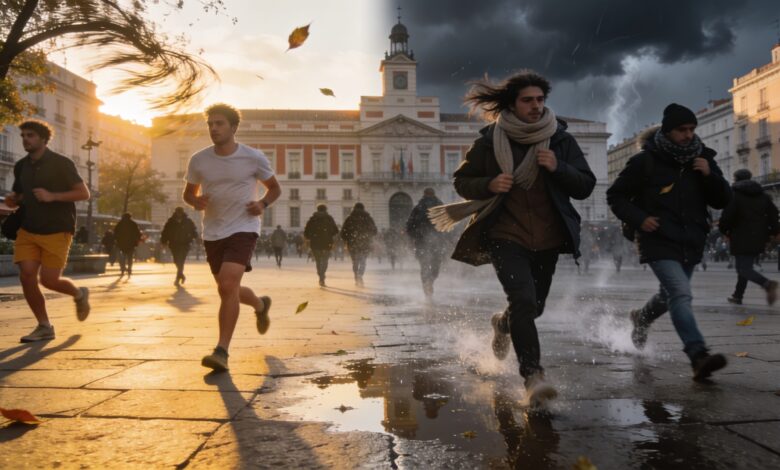 Испания за 48 часов теряет лето: температурный обвал до 20 градусов