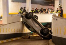 В Мадриде автомобиль с двумя пожилыми упал на нижний уровень парковки RUSSPAIN.COM