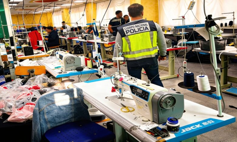В Валенсии раскрыт подпольный цех: 26 работников без документов и сверхурочные