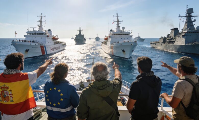 МИД Испании вызвал представителя Израиля из-за задержания судов с испанцами у берегов Греции