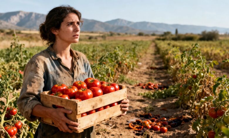 Испанские фермеры отказываются продавать урожай по заниженным ценам