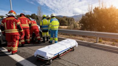 Пятеро пострадавших и пробка на AP-6: авария в Гвадaрраме нарушила движение RUSSPAIN.COM