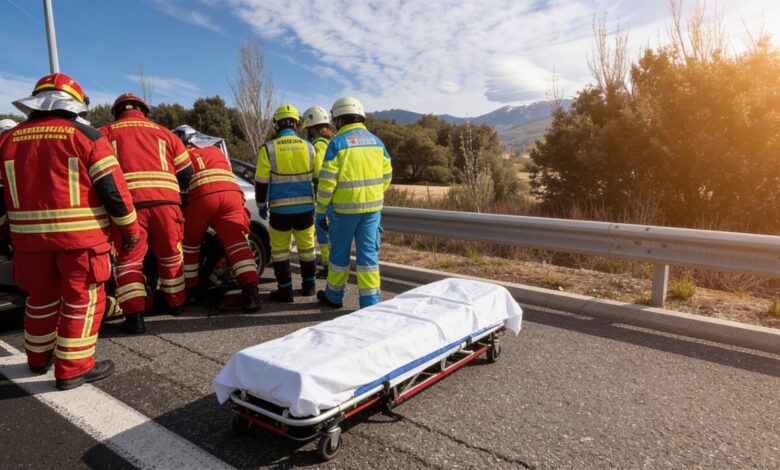Пятеро пострадавших и пробка на AP-6: авария в Гвадaрраме нарушила движение