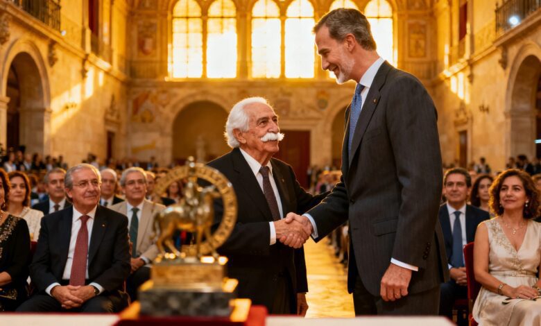 Gonzalo Celorio Receives the Cervantes Prize from the King of Spain