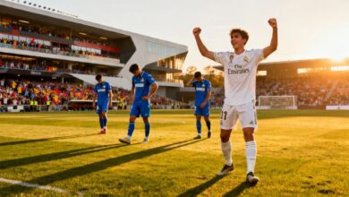 Real Madrid выходит вперед в финале UEFA Youth League: гол и доминирование в первом тайме RUSSPAIN.COM