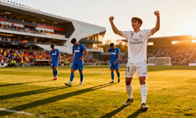 Real Madrid выходит вперед в финале UEFA Youth League: гол и доминирование в первом тайме