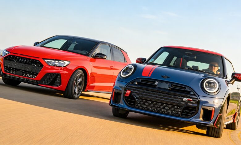 Audi A1 40 TFSI и Mini John Cooper Works: дуэль городских спорткаров на грани сегмента