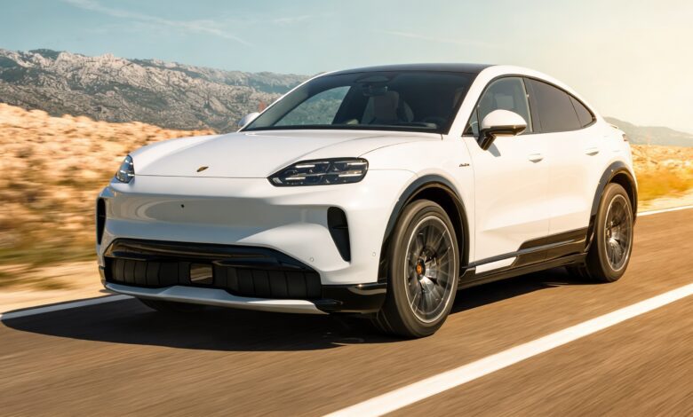 Porsche Cayenne Coupé Electric 2026 impresses Spain with aerodynamics and up to 1,156 hp