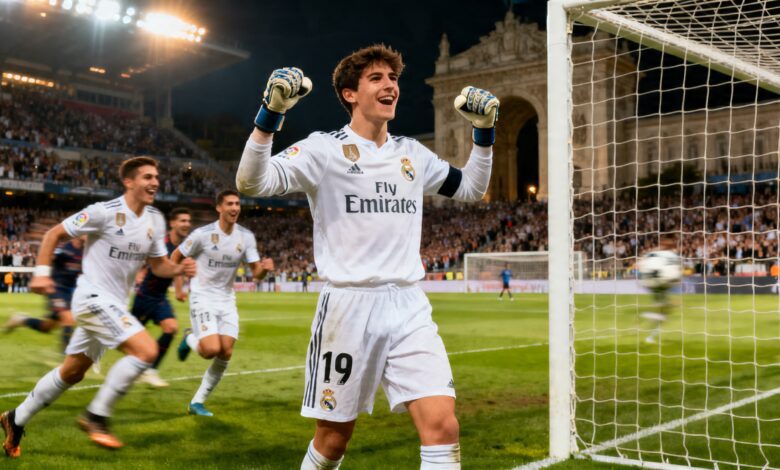 19-year-old goalkeeper Javi Navarro named in Real Madrid squad after penalty shootout heroics