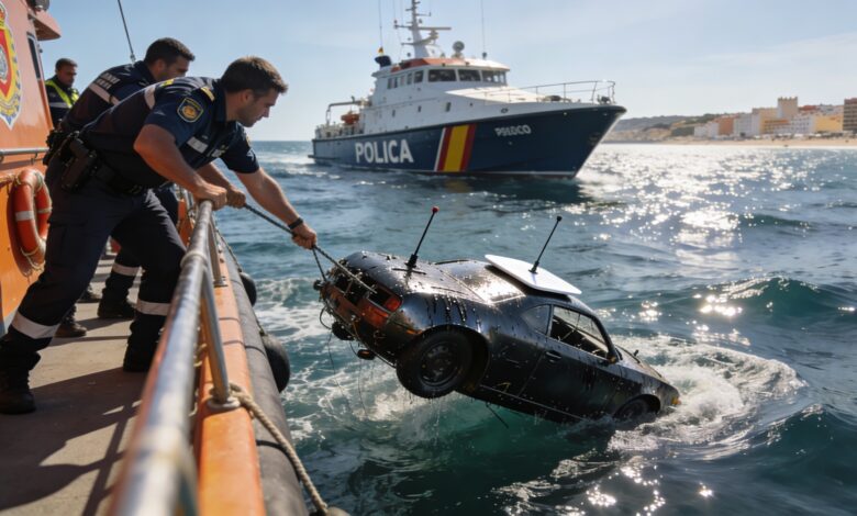 В проливе обнаружен самодельный наркодрон в виде автомобиля