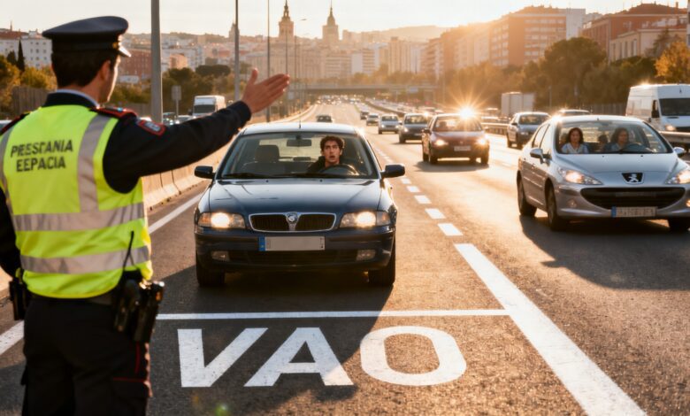 Одиночная езда по выделенным полосам: что изменится для водителей в Испании с 2026 года